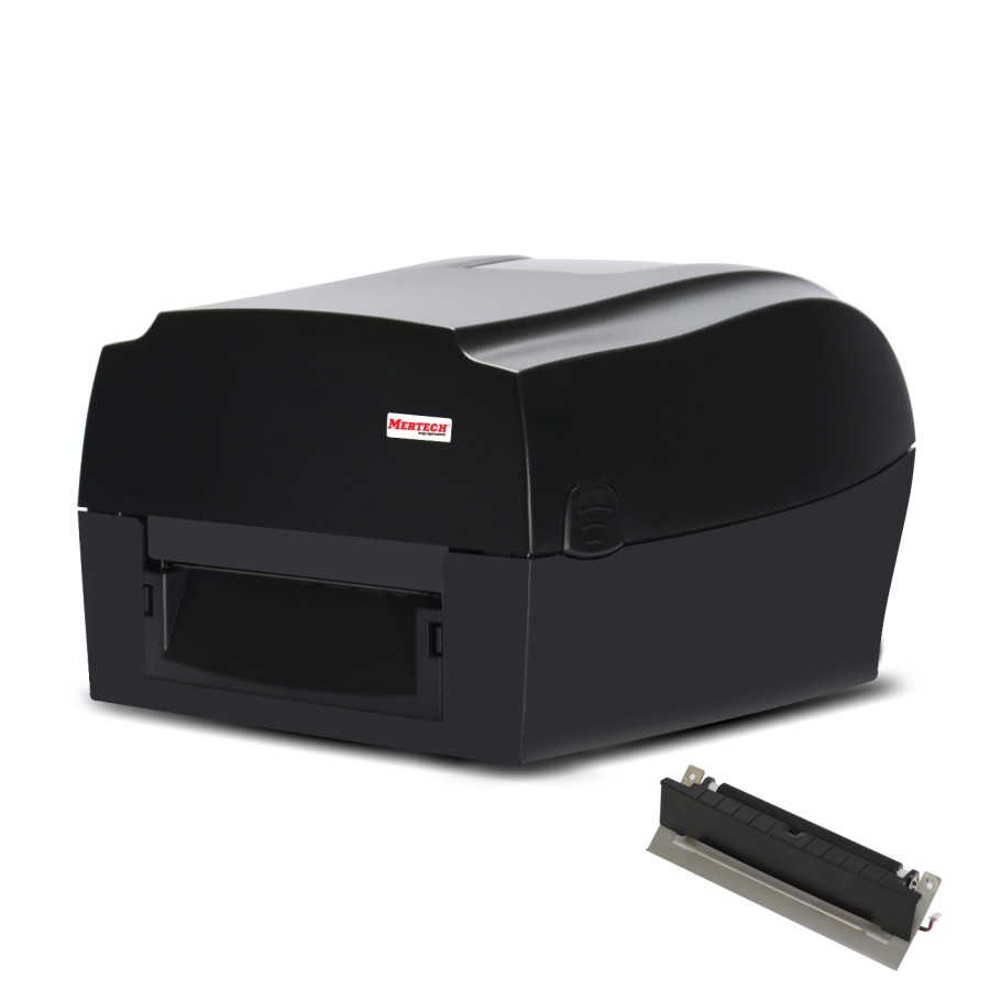 Термотрансферный принтер этикеток MERTECH TLP300 TERRA NOVA (300 DPI) USB, RS232, Ethernet Black с отделителем
