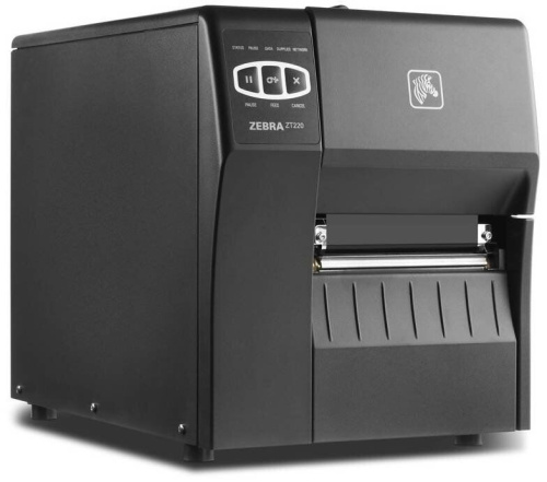 Принтер этикеток Zebra ZT220 (203 dpi, термотрансферная печать, USB, RS-232, Ethernet)