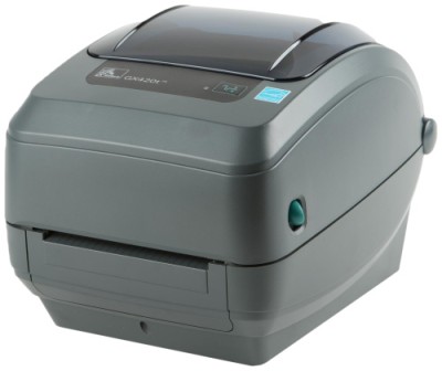 Принтер этикеток Zebra GX420t (203 dpi, термотрансферная печать, USB, RS-232, ширина печати 104 мм,