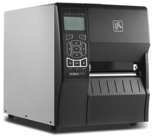 Принтер этикеток Zebra ZT230 (203 dpi, термотрансферная печать, USB, RS-232, ширина печати 104 мм)