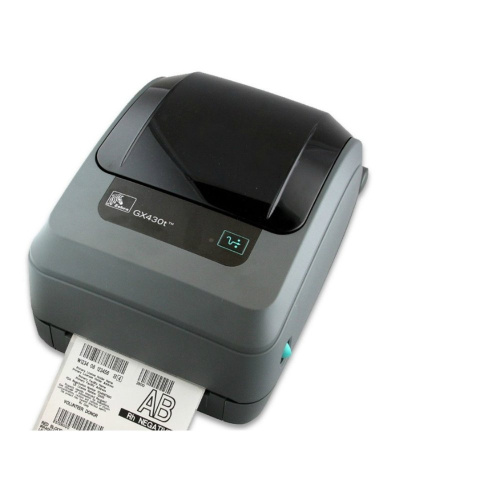 Принтер этикеток Zebra GX430t (300 dpi, термотрансферная печать, USB, RS-232, ширина печати 104 мм)
