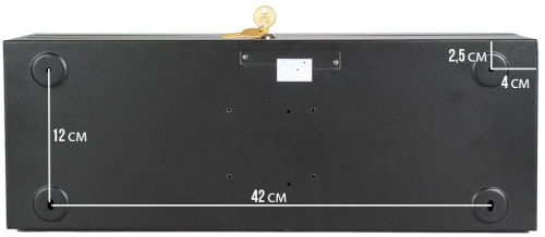Денежный ящик POScenter 460KM LUX 460x170x103, распайка Epson, черный, 3.0 м кабель