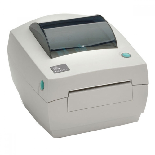 Принтер этикеток Zebra GC420d (203 dpi, термопечать, USB, Ethernet, ширина печати 104 мм, 102 мм/с)