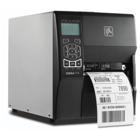 Принтер этикеток Zebra ZT230 (203 dpi, термотрансферная печать, USB, RS-232, ширина печати 104 мм)